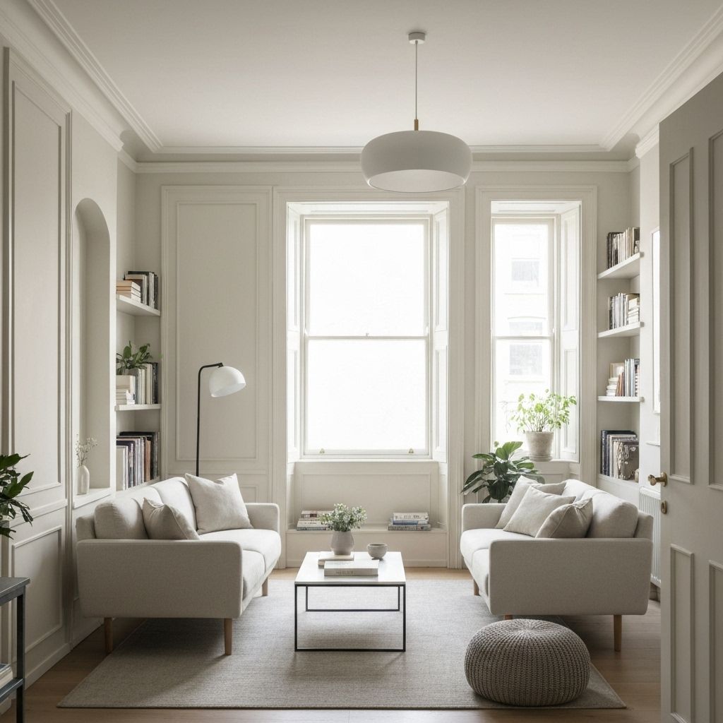 Calm organized living room — InnerJelly Dublin — hands-on home decluttering